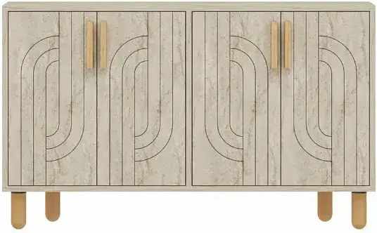 Konsolentisch Holz Braun M120xB30xH75cm