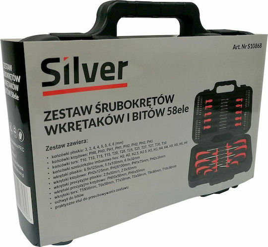 Yato 58 Stück Magnetische Schraubendreher Präzision
