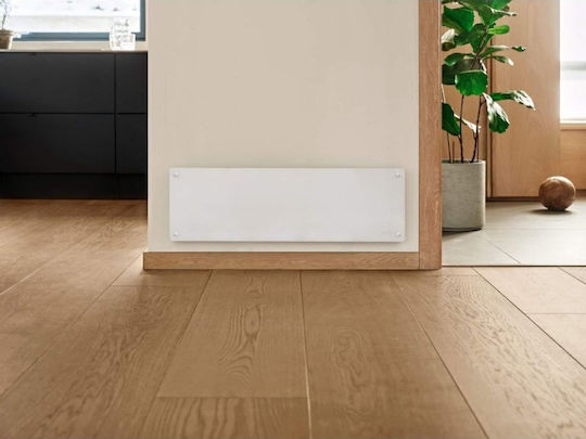 Mill Wall Convector Heater 500W with Electronic Thermostat and WiFi 80x25cm White
