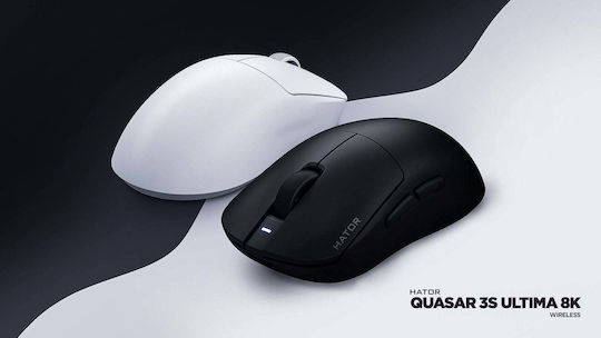 HATOR Quasar 3S Ultima Kabelloses Gaming Maus 30000 DPI Weiß