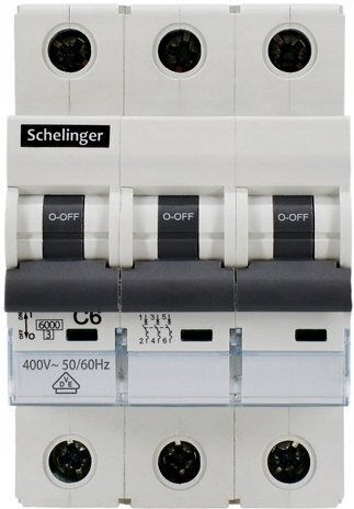 Bemko Automatischer Leistungsschalter 16A Dreipolig AC/DC A02-G8-3P-B16