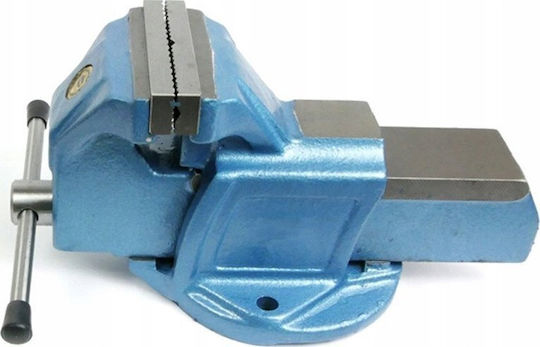 Bison-Bial Fixed Drill Press Vise Made of Cast Iron with Maximum Opening 150mm