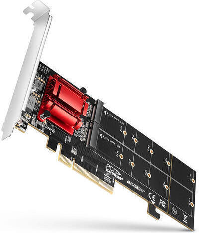 Axagon Pcem2-nd Pci-e 16x M.2 Ssd Nvme