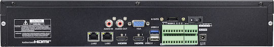 Powertech PT-1600 NVR Устройство за запис с 32 канала с 4K резолюция