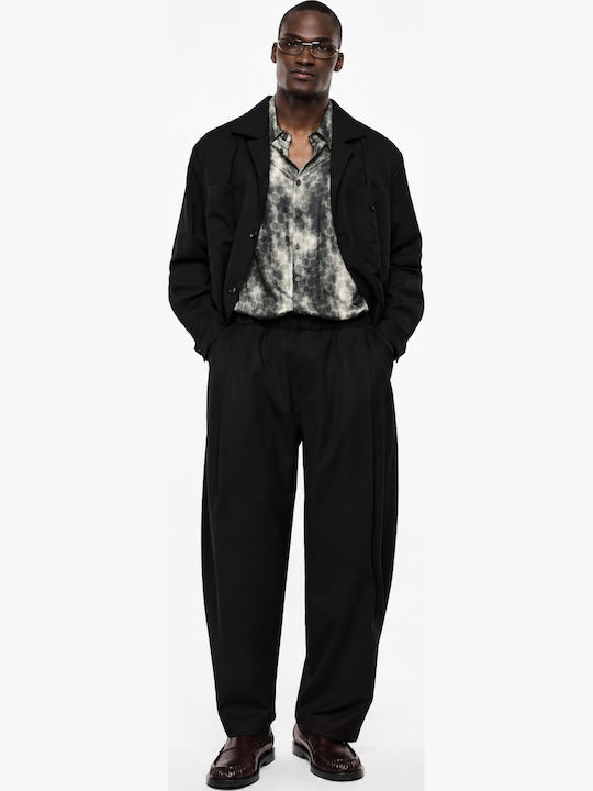 Men's Baggy Black Trousers