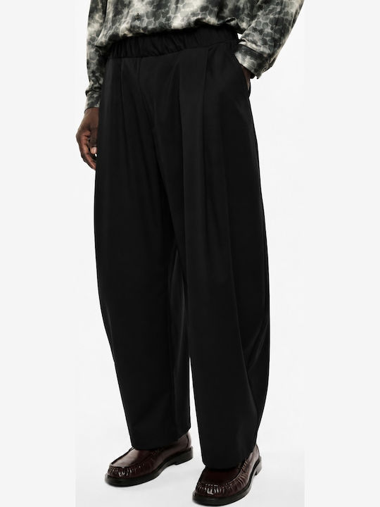 Men's Baggy Black Trousers