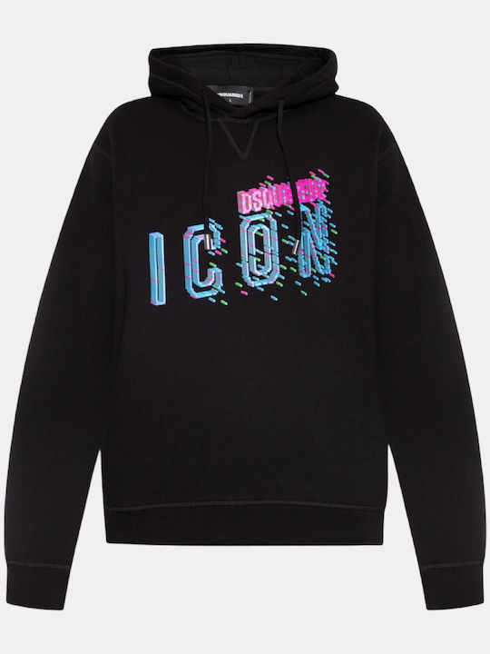 Dsquared2 Men's Sweatshirt Black with Hood