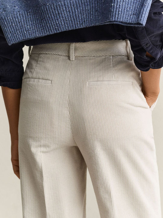 Damen Kordhosen in Reguläre Passform in Beige