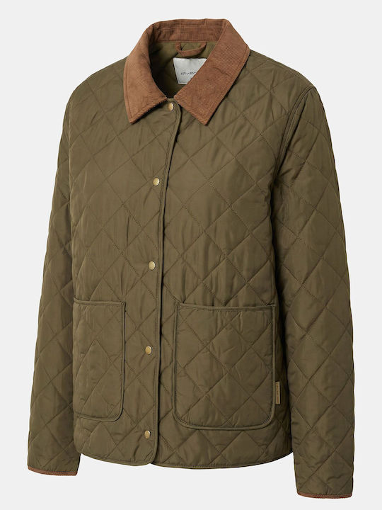 Barnis Women's Jacket for Spring/Autumn Khaki