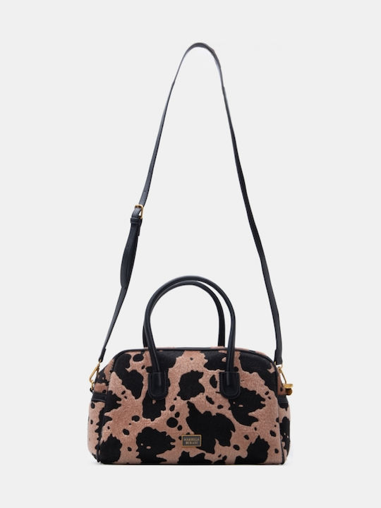 Fur Women's Handbag Beige