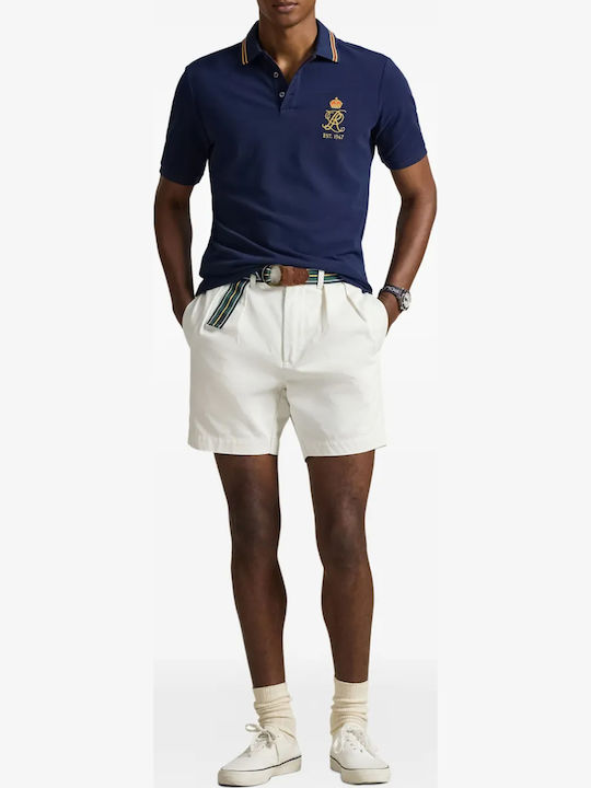 Polo Short Sleeve Navy Blouse