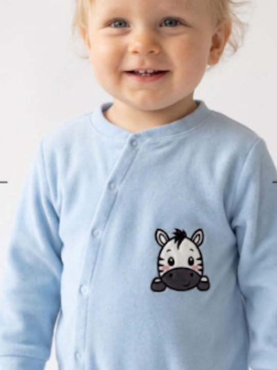 Trax Velvet Onesie Light Blue Trax Velvet Onesie Light Blue