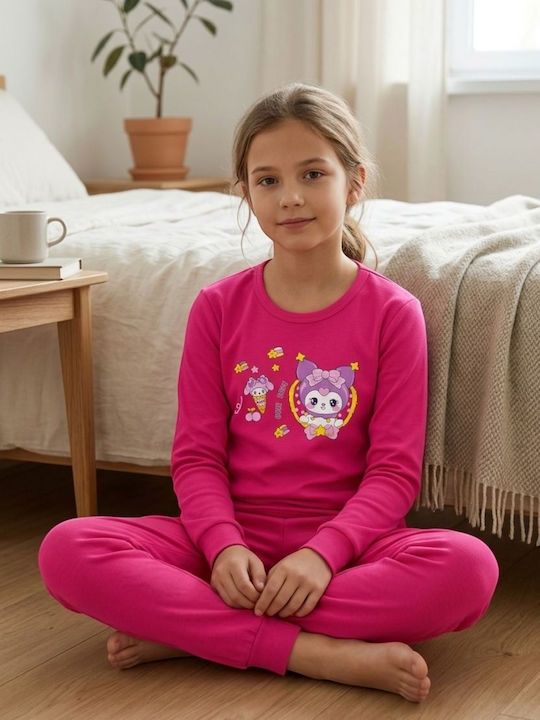 Nina Club Kinder-Nachtwäsche Winter Fuchsie