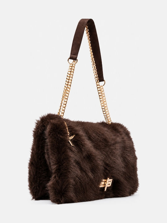 Fur Women's Brown Shoulder Bag