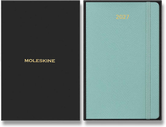 Moleskine Εβδομαδιαία Ατζέντα 2027 Πράσινη Δερμάτινη 13x13εκ.