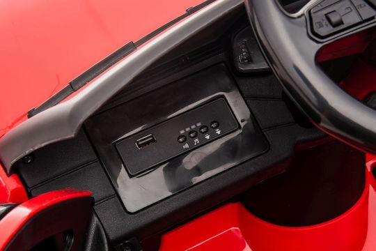 Audi RS6 Μονοθέσιο με Τηλεκοντρόλ 12 Volt Κόκκινο για 3+ Ετών 11965