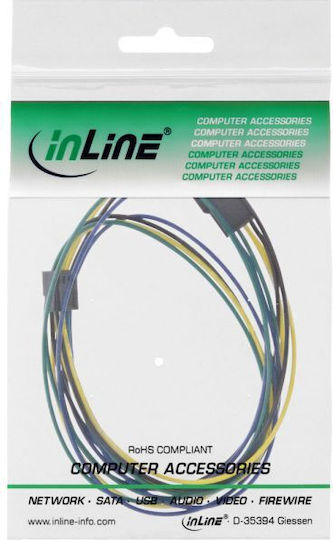 InLine 4-Pin Molex - 4-Pin Molex Cable 0.7m Multicolour 33328D