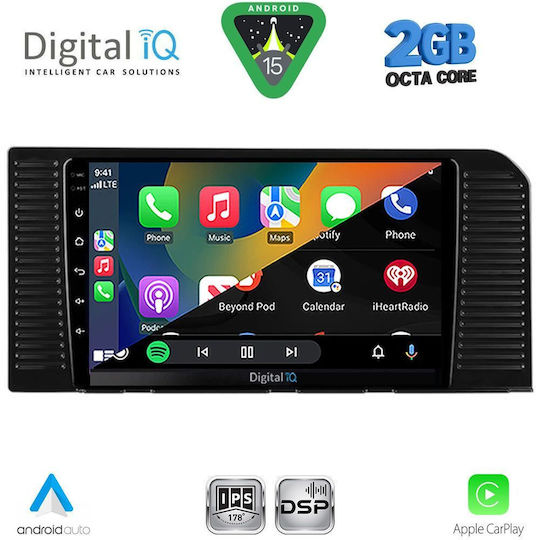 Digital IQ Автомобилна Аудио Система За Toyota Prado 2023 (Bluetooth/USB/Вграден Wi-Fi/GPS/Apple CarPlay/Android Auto) С Touch Screen 10"