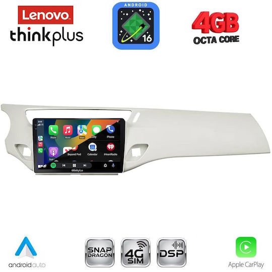 Lenovo Автомобилна Аудио Система за Citroen C3 / DS3 2009-2016 (Bluetooth/USB/Вграден Wi-Fi/GPS/Apple CarPlay/Android Auto) с Touch Screen 9"