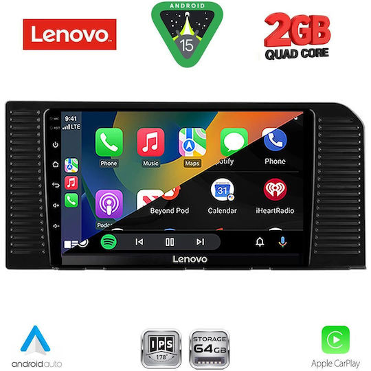 Lenovo Автомобилна Аудио Система За Toyota Prado 2023 Bluetooth USB Вграден Wi-Fi GPS Apple CarPlay Android Auto С Touch Screen 10"