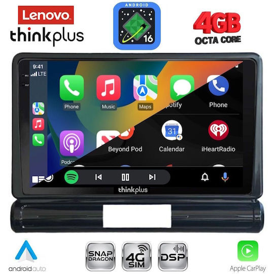 Lenovo Автомобилна Аудио Система за Citroen C3 / DS3 2016-2024 (Bluetooth/USB/Wi-Fi/GPS/Apple CarPlay/Android Auto) с Touch Screen 9"