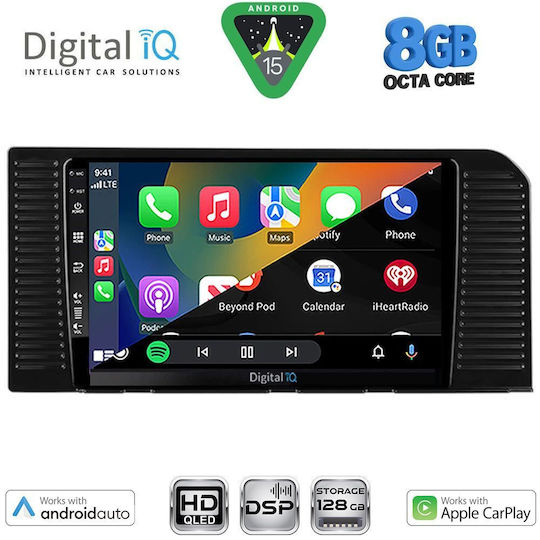 Digital IQ Автомобилна Аудио Система за Toyota Prado 2023 (Bluetooth/USB/Вграден Wi-Fi/GPS/Apple CarPlay/Android Auto) с Touch Screen 10"