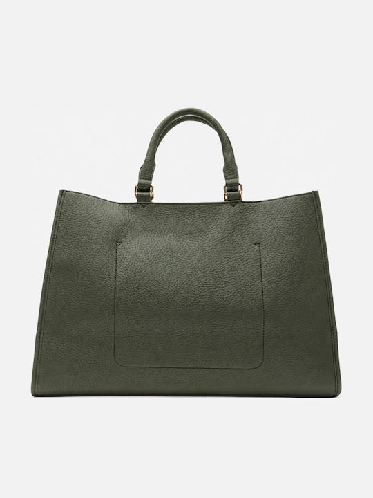 Leather Women's Handbag Crossbody Suede Khaki