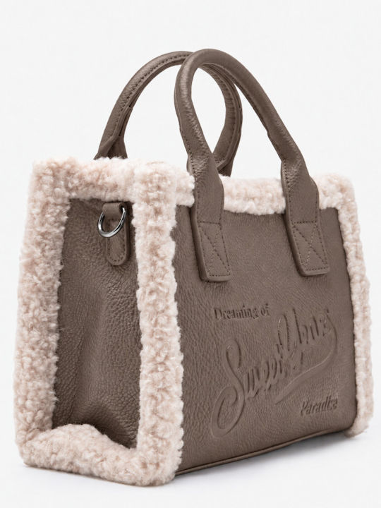 Fur Women's Handbag Crossbody Beige