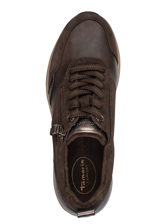 Damen Sneakers Mocca