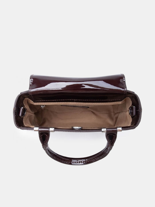 Fabric Women's Handbag Crossbody Brown