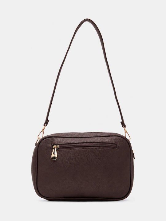 Urban Style Fabric Women's Shoulder Crossbody Brown Bag