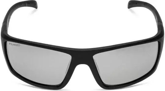 Spiuk Sport Sonnenbrille Smily Schwarz Spiegel Silber