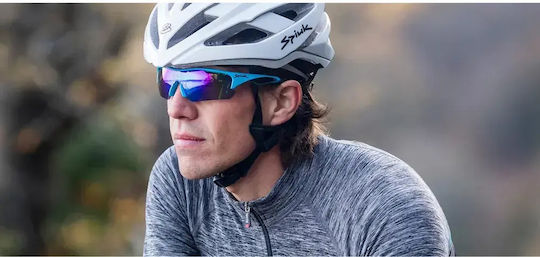 Spiuk Ochelari De Soare Sport Jifter Galben-negru 3 Lentile Oglindite Verde Portocaliu Transparent