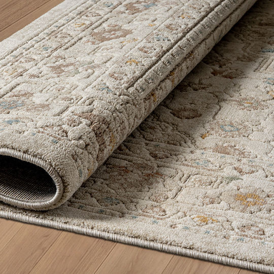 Beauty Home 9843 Rechteckiger Wohnzimmer Teppich Beige 200x290cm