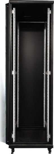 Delta Επιδαπέδια Καμπίνα Rack 42U 60x100cm Μαύρο SP01_13713238
