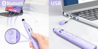 Moderator mit Roter Laser in Roter Farbe