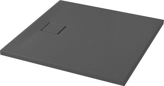 Cersanit Square Acrylic Shower Tray 90x90cm Grey