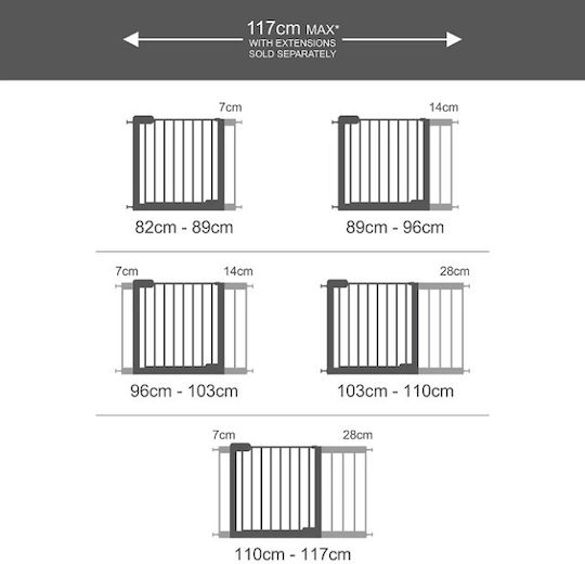 Munchkin Security Door in Black Colour