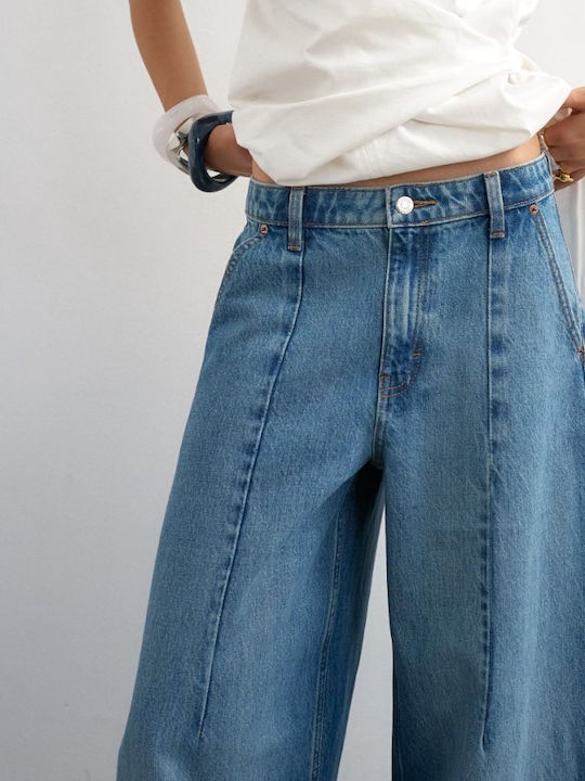 Women's Jean Pants Mid Rise in Slim Fit