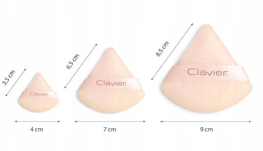 Clavier Set Mit Make-up Schwämmen Für Pulver 6 Stück