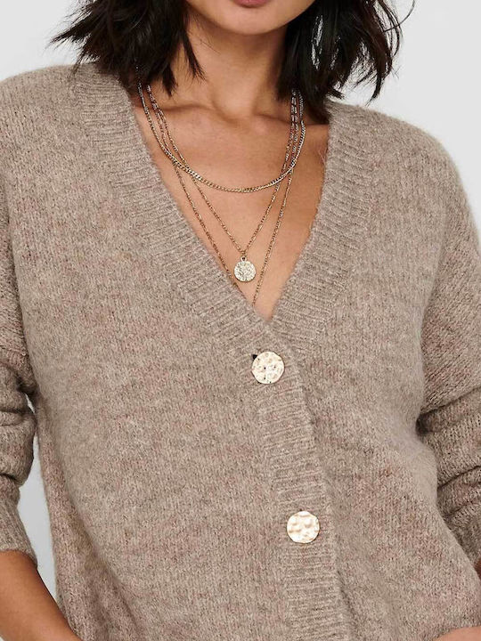Damen Strickjacke Woodsmoke
