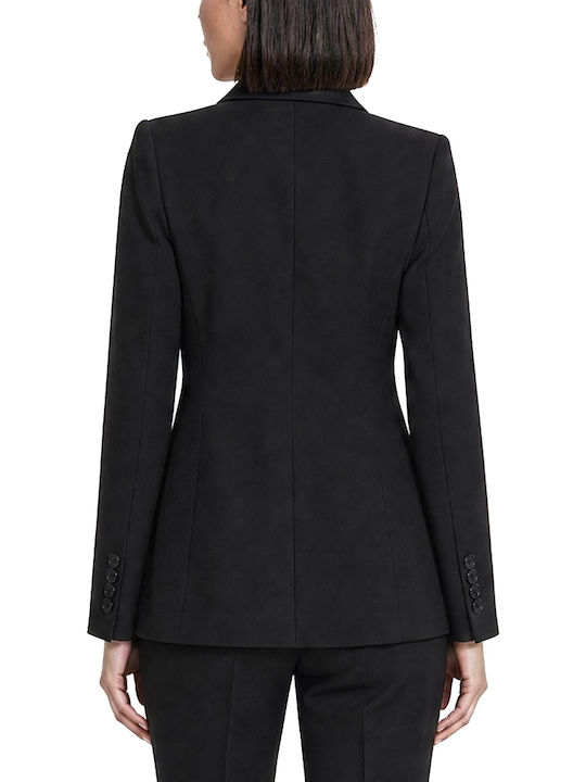 MY T Lang Damen Blazer Schwarz