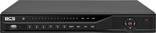 BCS BCS-L-NVR3202-A-4KE(2) NVR Устройство за запис 32 Канала с Анализ 4K