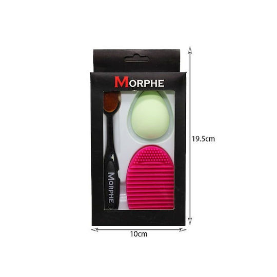 Intimonna Make Up Brushes Set with Synthetic Bristle MA-1001 3 Pieces