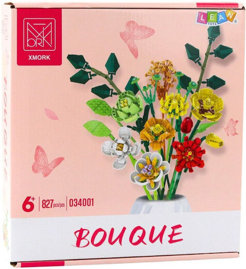 Building Blocks Flower Bouquet for 6+ Years 827 Pieces