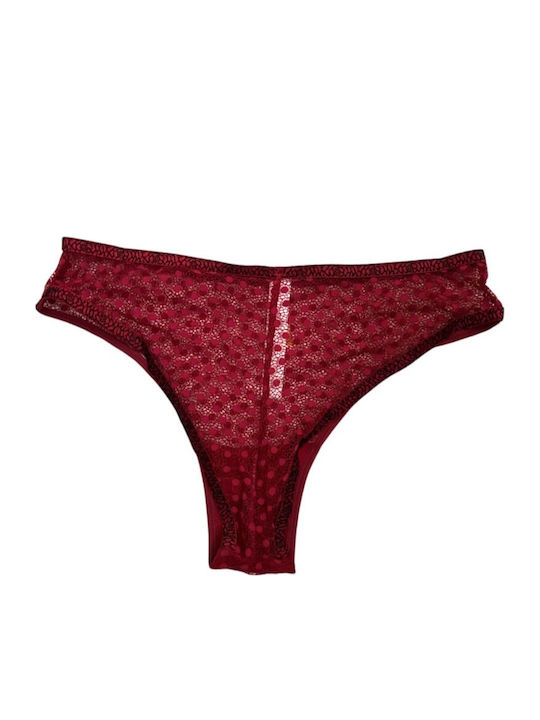 Chiloți Pentru Femei Brazilia Burgundy