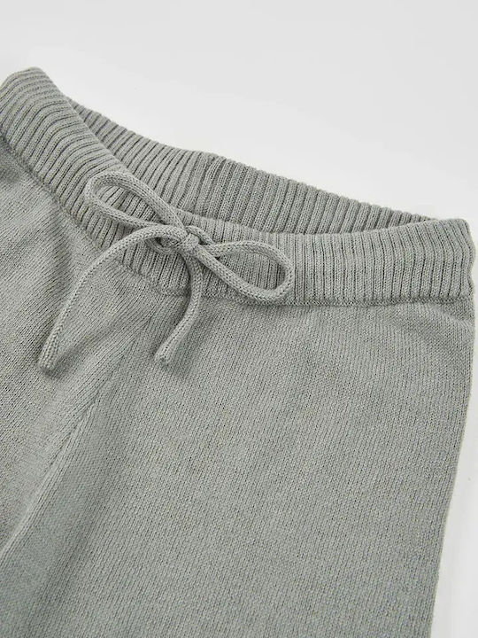 Kinderleggings Lang Grau