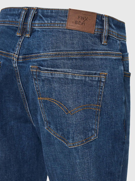 Funky Buddha Herren Jeanshosen Regulär Gerade Passform Blau