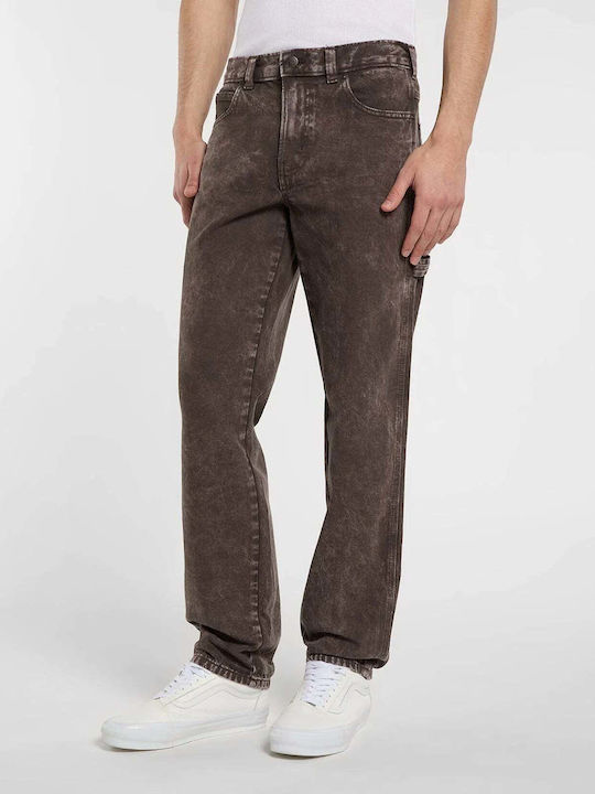 Carpenter Herren Jeanshosen Regulär Verjüngt Passform Dunkelbraun