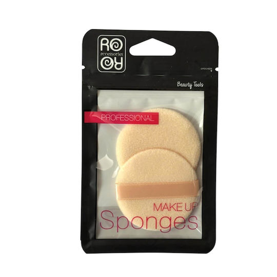 Ro-Ro Accessories Комплект с Гъби за Грим за Пудра 2бр